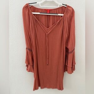 Chelsea & Violet Terracotta Dress